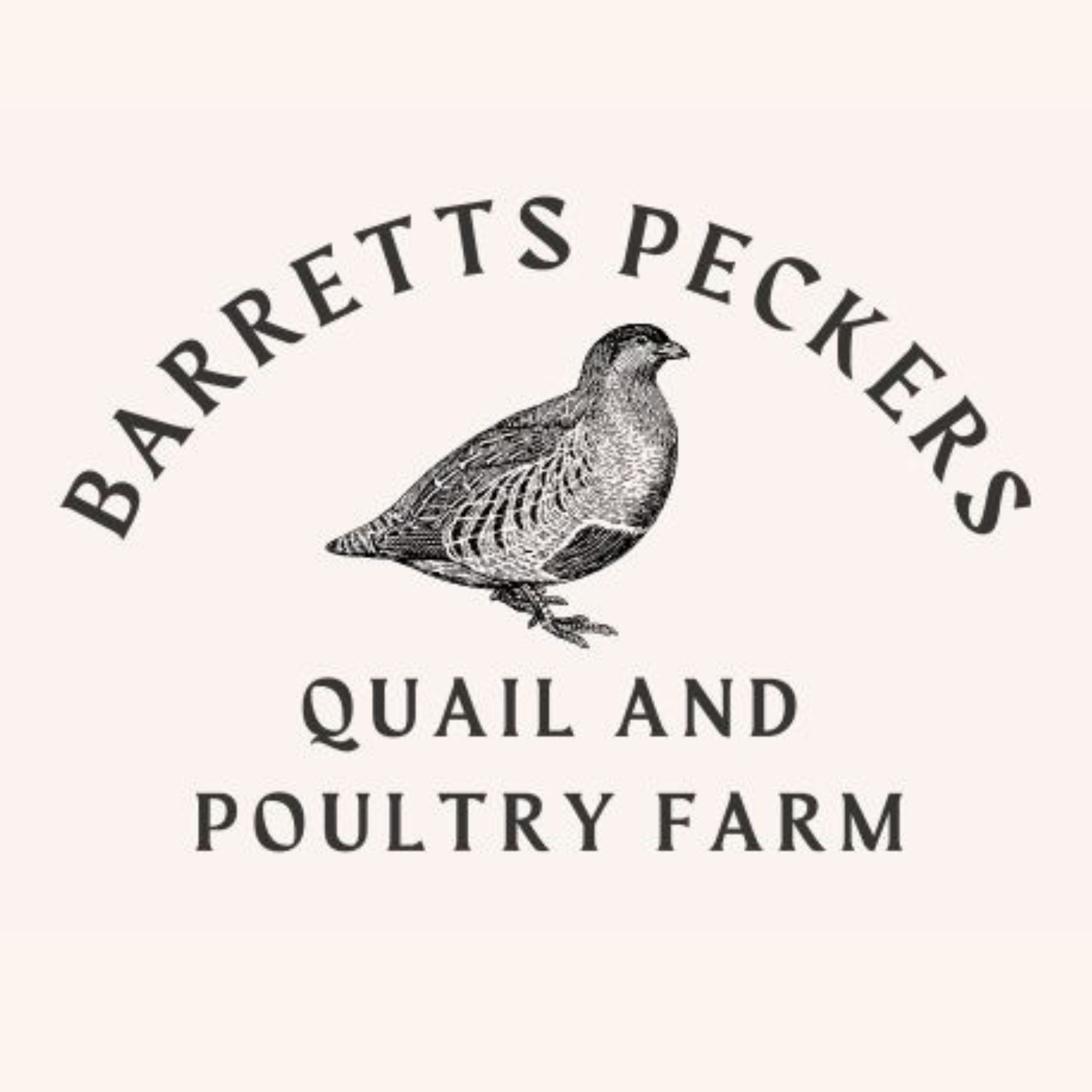 Barrett's Peckers Quail and Poultry Farm Logo